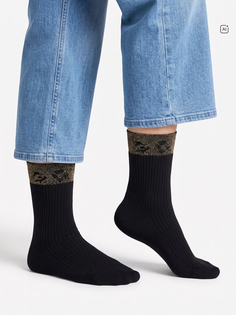 2-Pack Socks, black, hi-res
