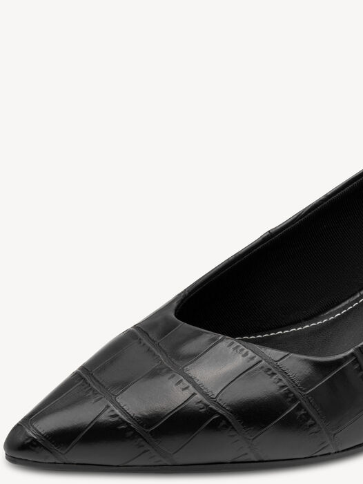 Pumps, BLACK CROCO, hi-res
