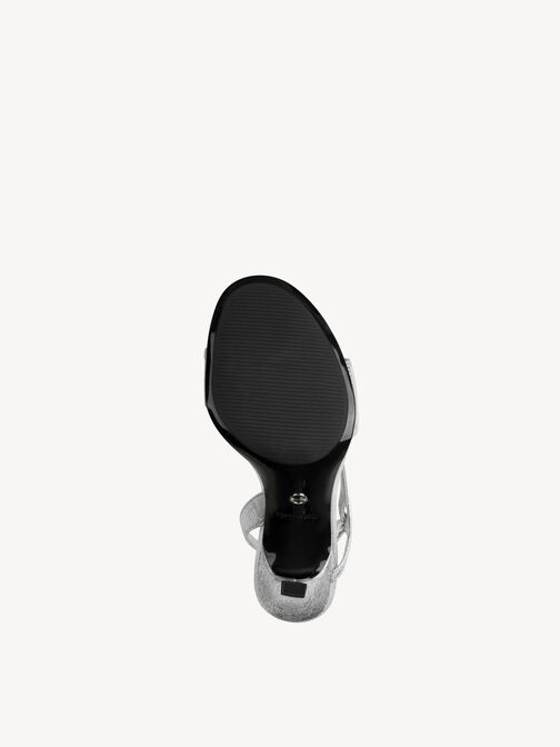 Sandale &agrave; talon, SILVER, hi-res