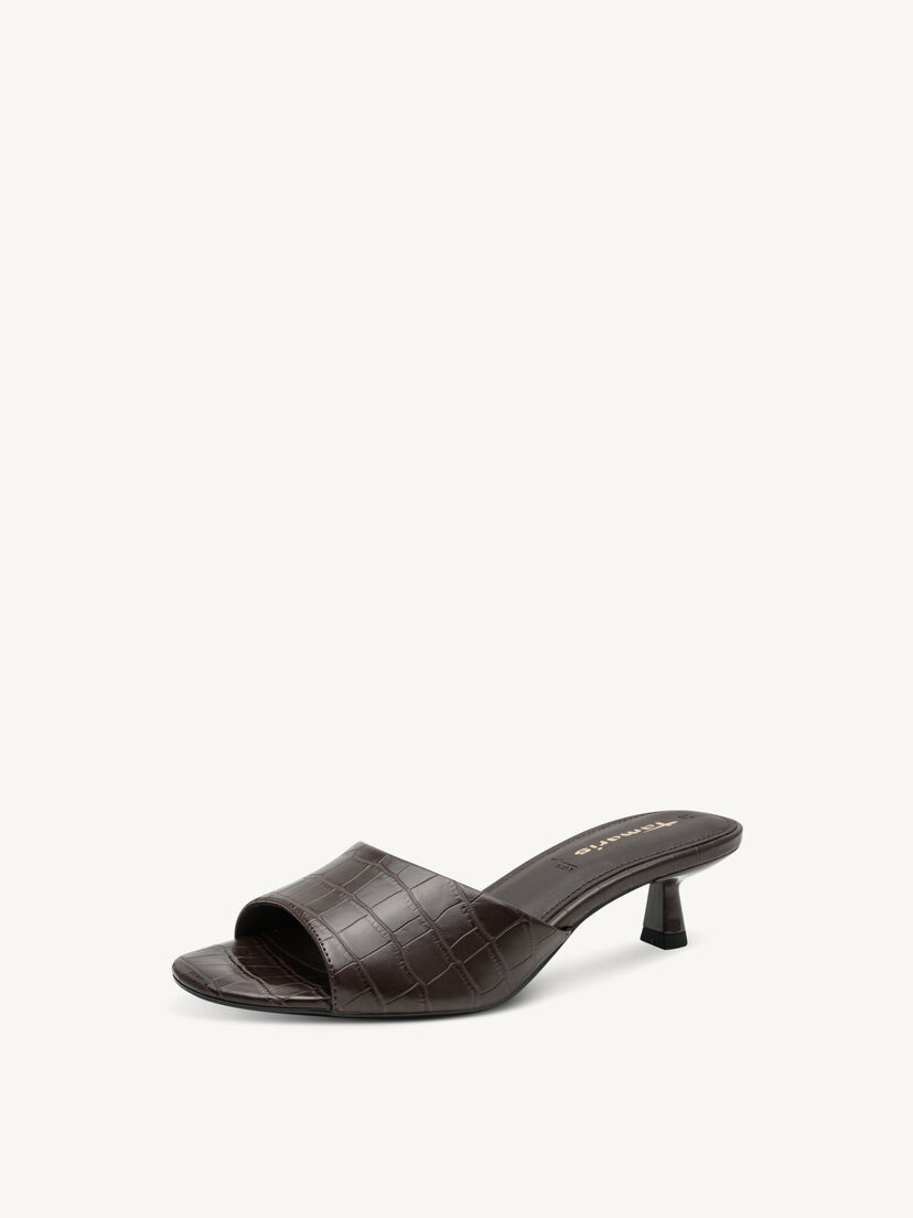 Slipper - bruin, MOCCA CROCO, hi-res