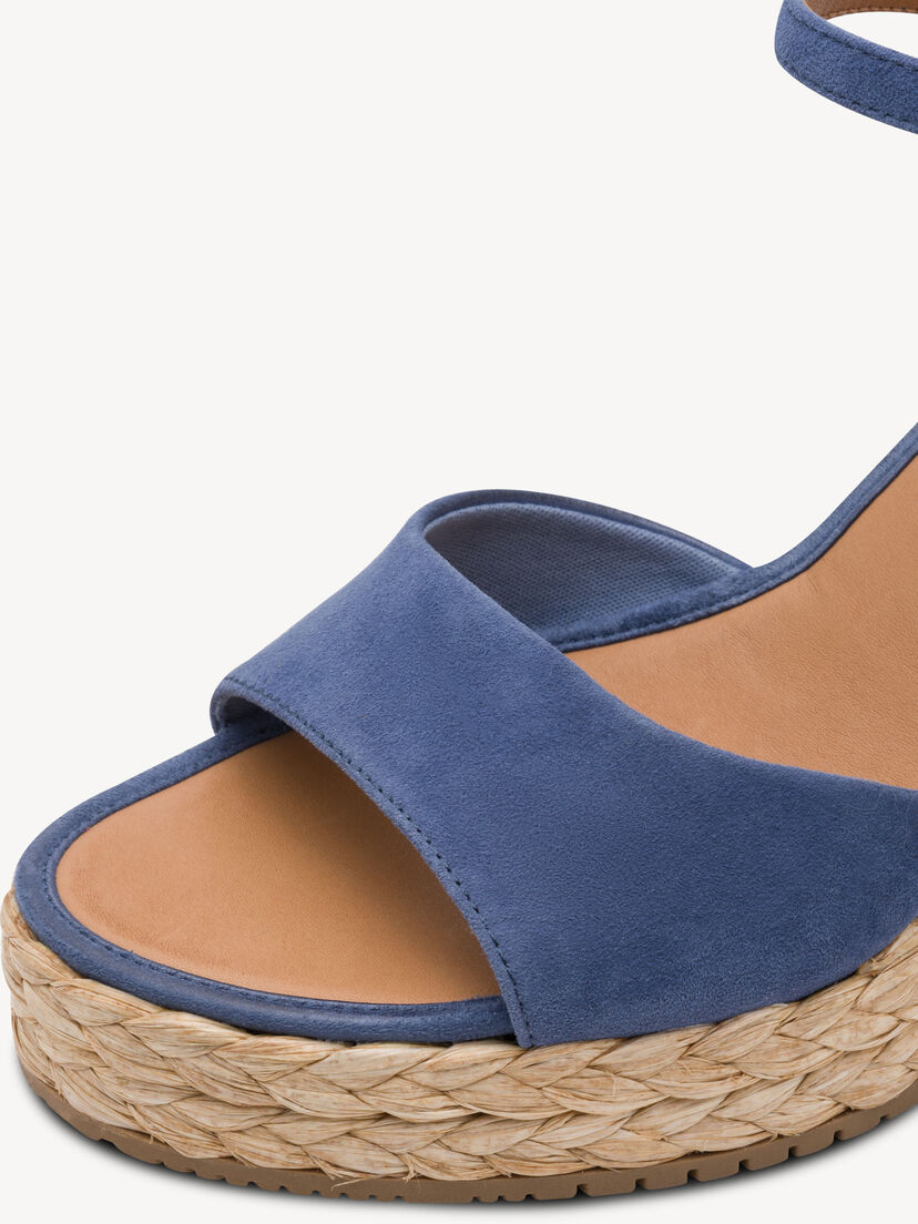 Leren Sandaaltje - blauw, BLUE, hi-res