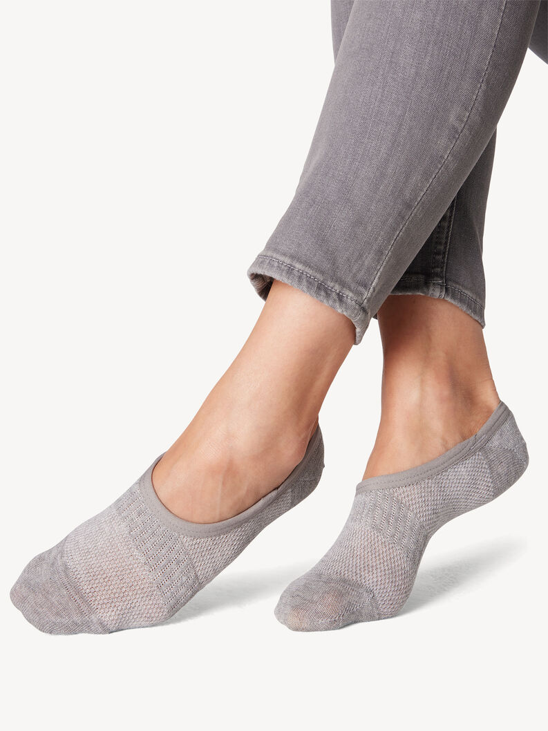 Sokken set van 4 paar - grijs, Grey, hi-res