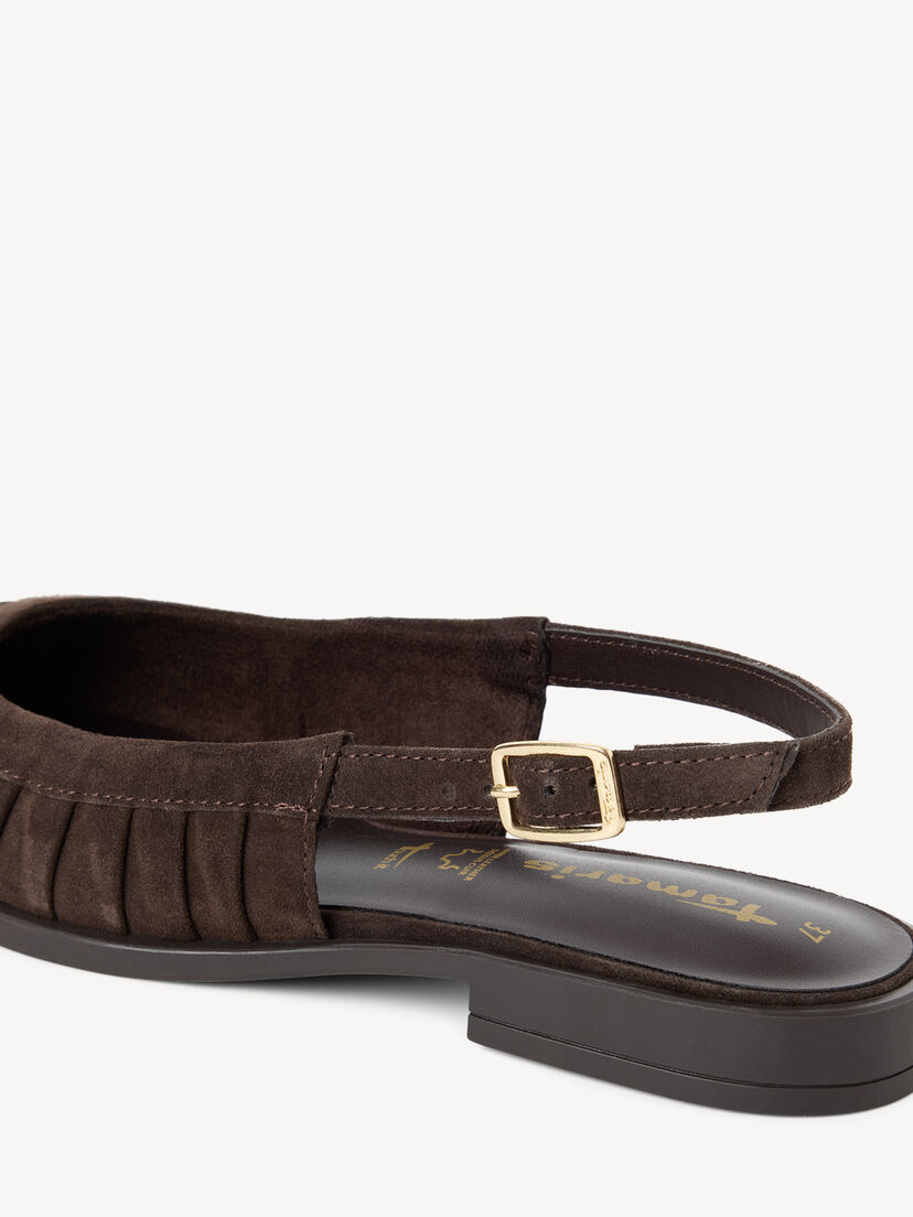 Leren Slingpumps - bruin, 304, hi-res