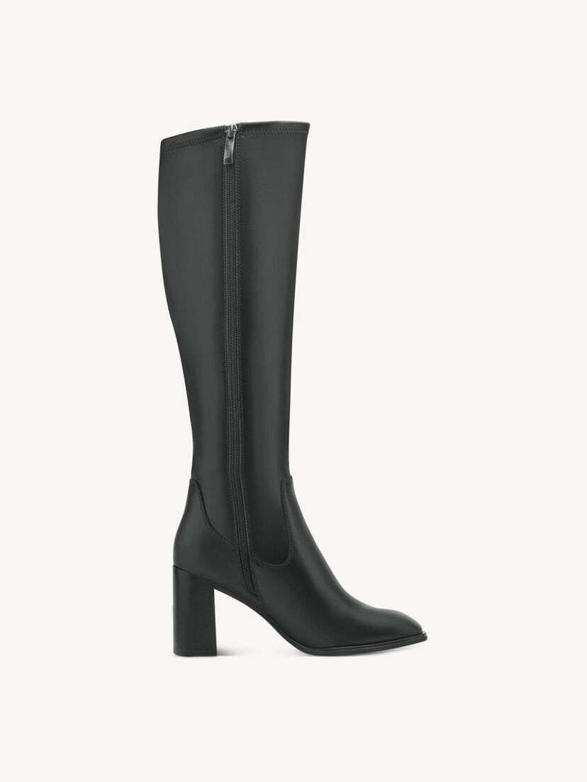 Leren Laarzen - zwart, BLACK, hi-res