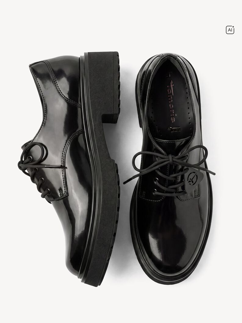 Halbschuh - schwarz, BLACK, hi-res