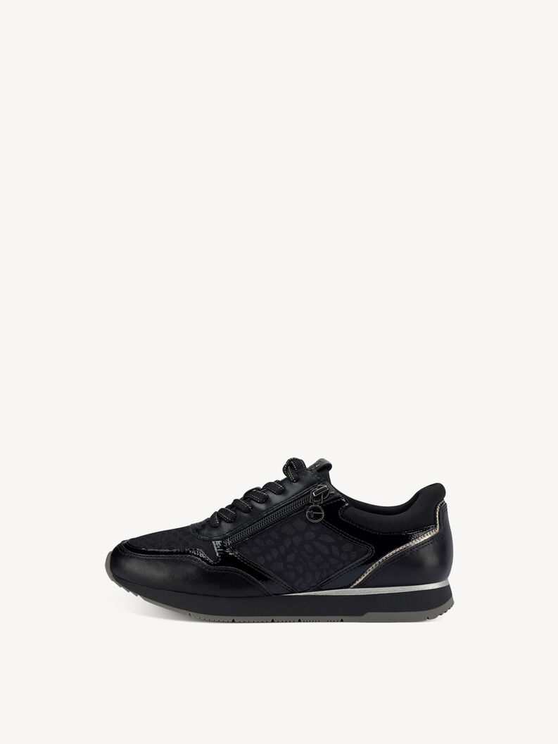 Sneaker - sort, BLACK UNI COMB, hi-res