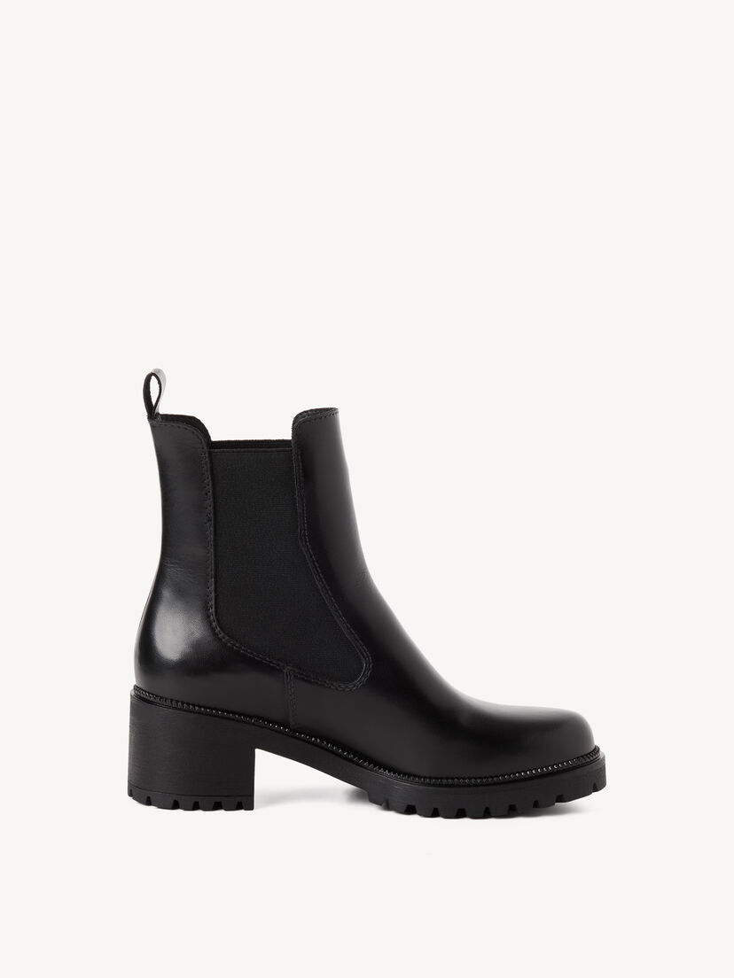 Chelseaboot, BLACK LEATHER, hi-res