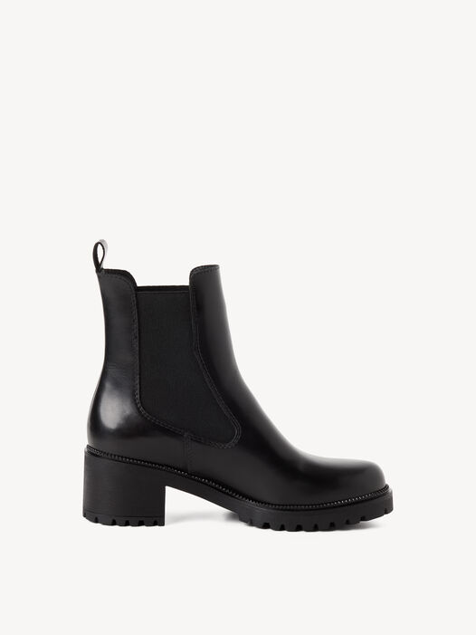 Chelseaboot, BLACK LEATHER, hi-res