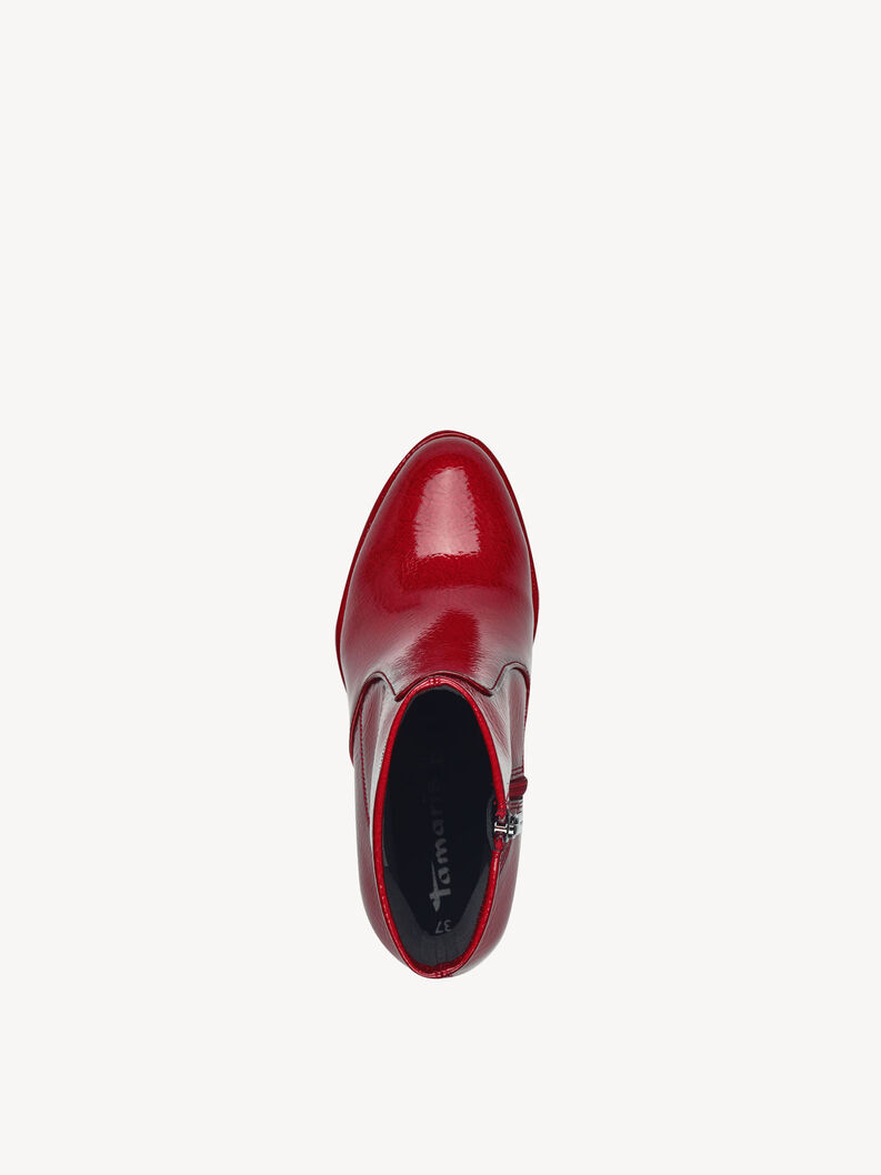 Bottine - rouge, RED PATENT, hi-res