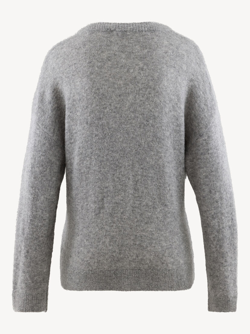 Vest - grijs, Medium Grey Melange, hi-res