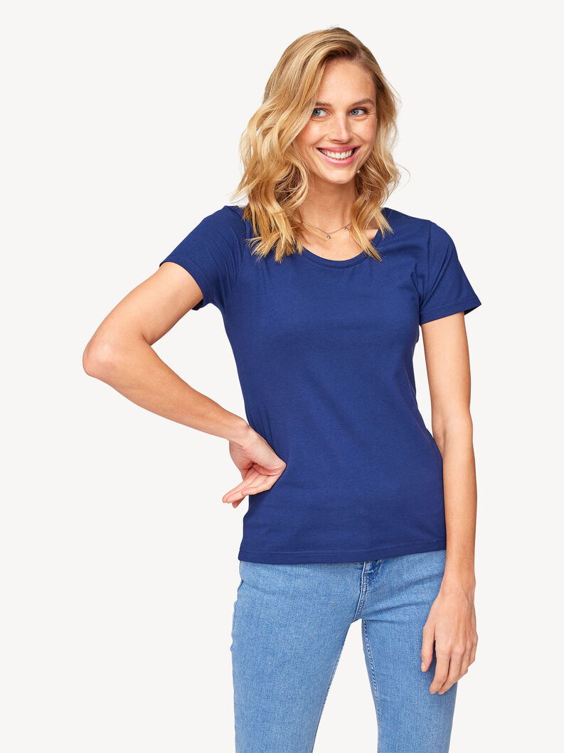 T-Shirt - blau, Medieval Blue, hi-res