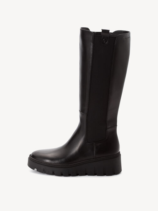 Stiefel, BLACK LEATHER, hi-res