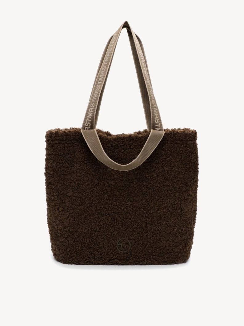 Shopping bag - brown, brown, hi-res