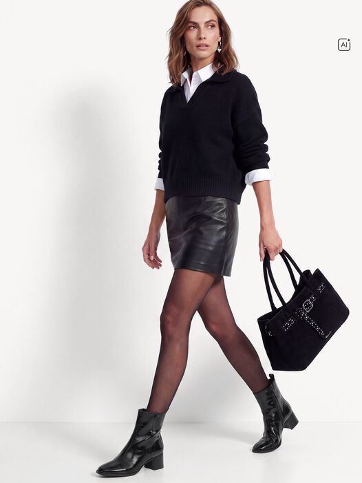Enkellaarsje, BLACK, hi-res