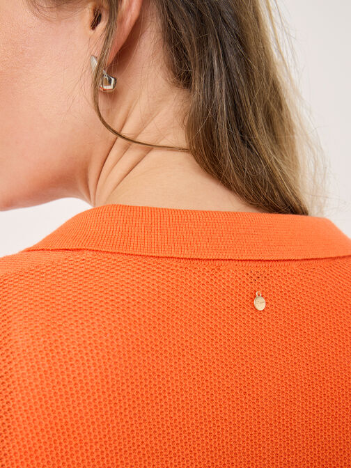 Polo Sweater, Nasturtium, hi-res