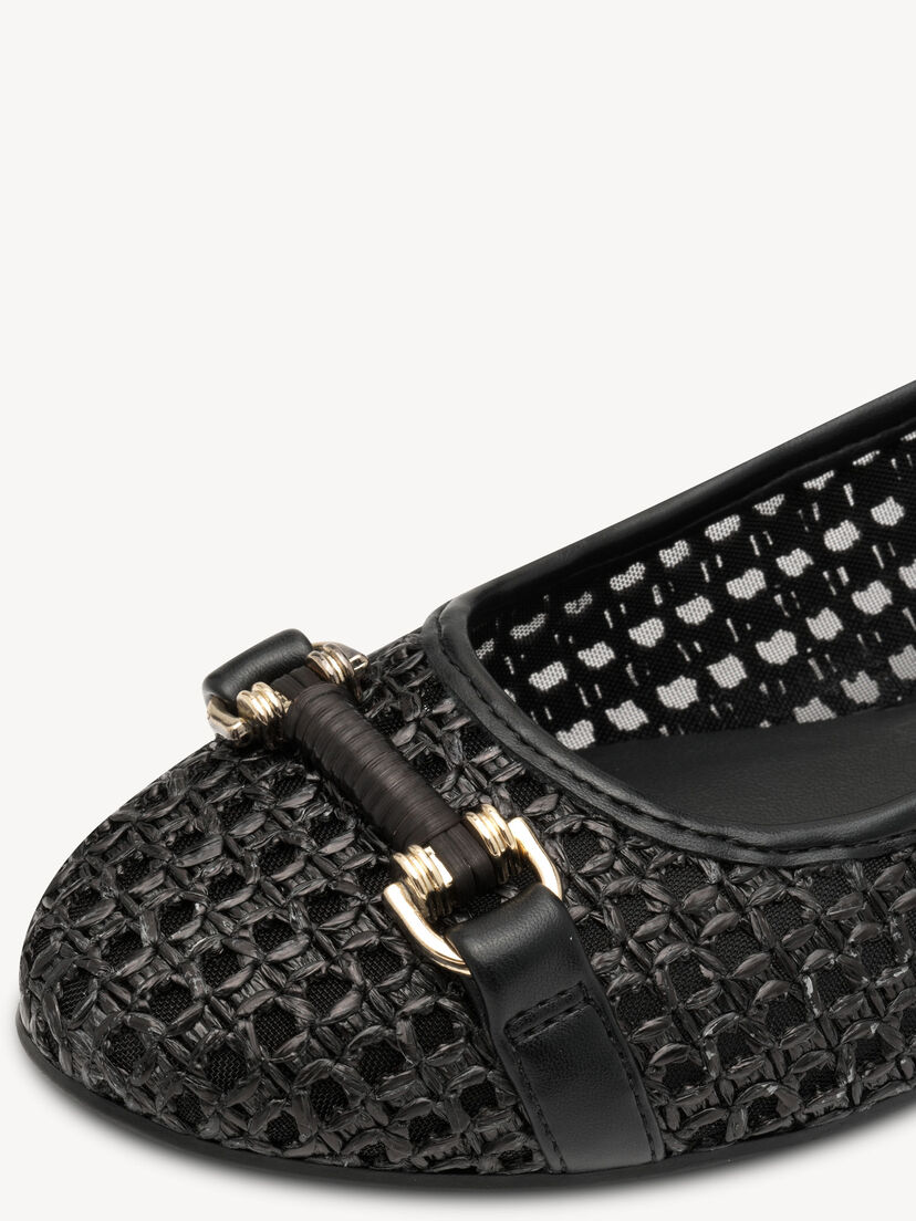 Ballerina - zwart, BLACK, hi-res