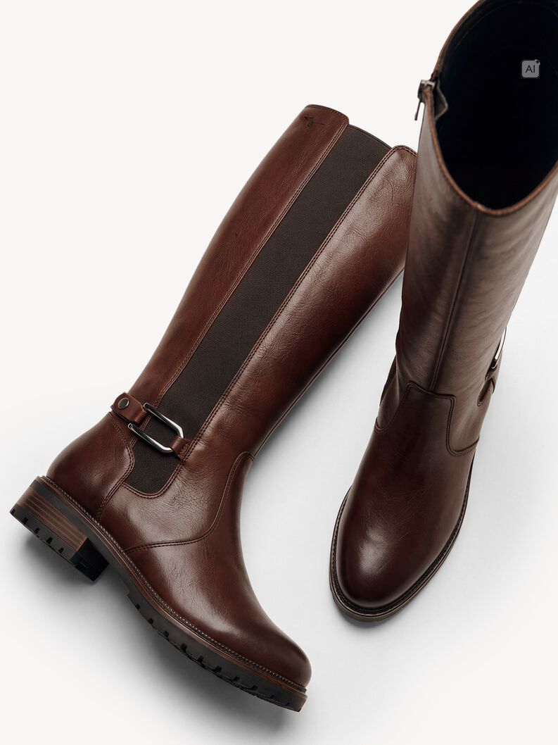 Leather Boots - brown, cognac, hi-res
