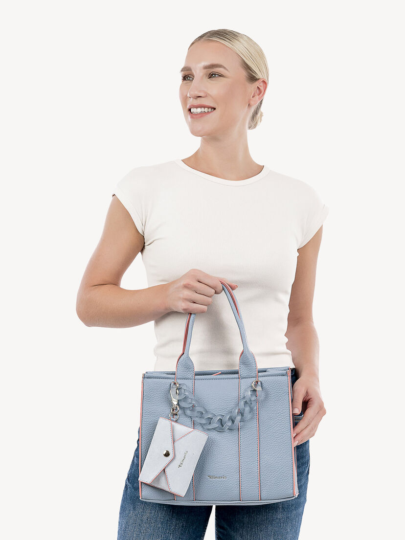 Handtas - blauw, crystal blue, hi-res