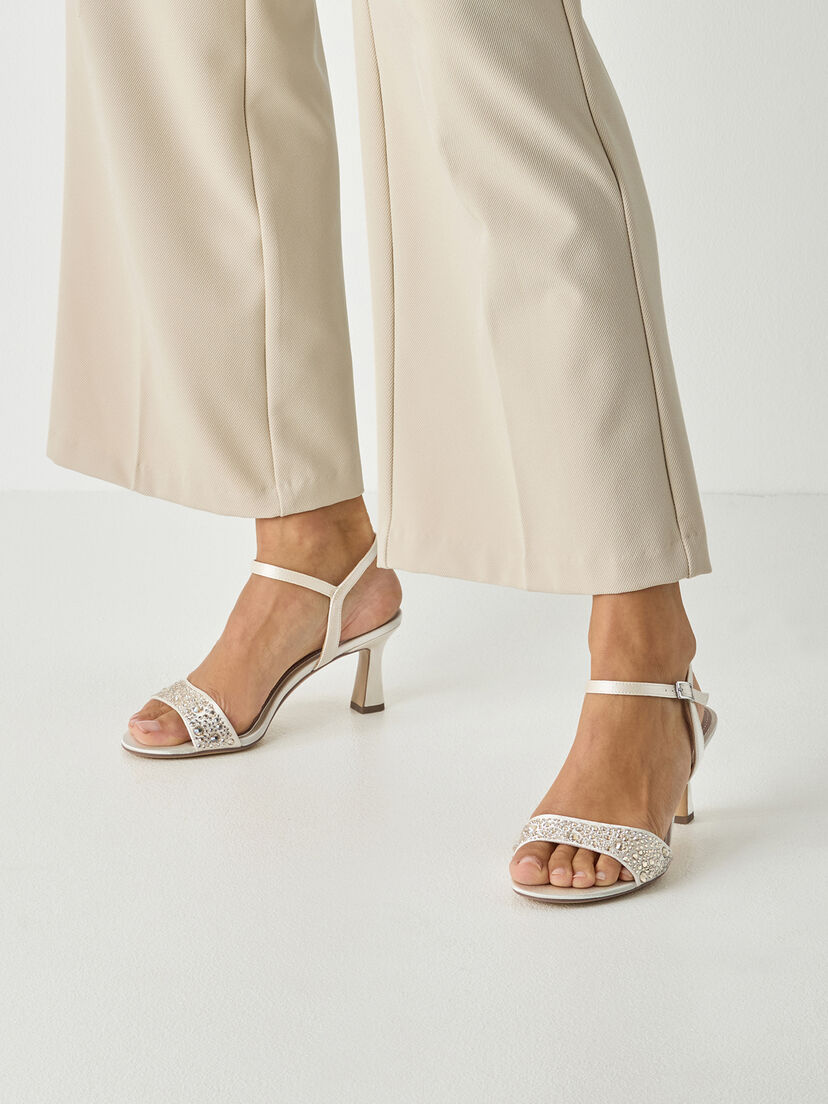 Sandaaltje - grijs, PEARL GLAM, hi-res