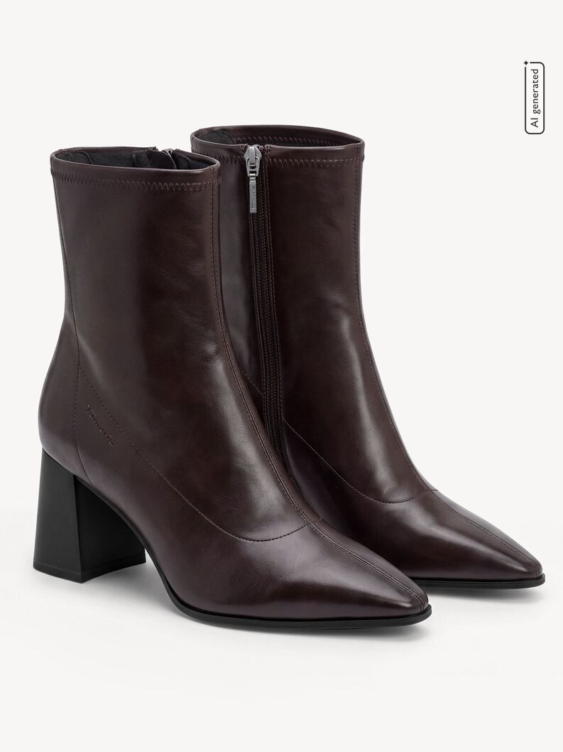 Bootie - red, BURGUNDY, hi-res