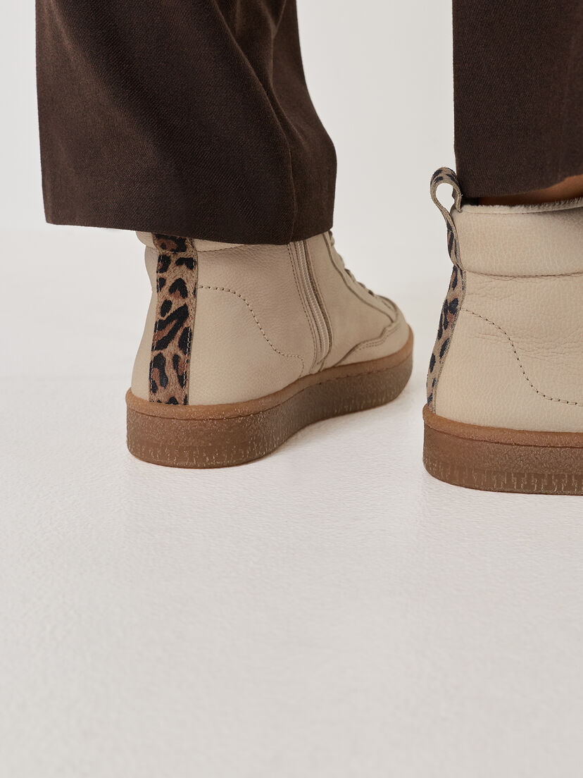 Leren Enkellaarsje - bruin, ANTELOPE, hi-res