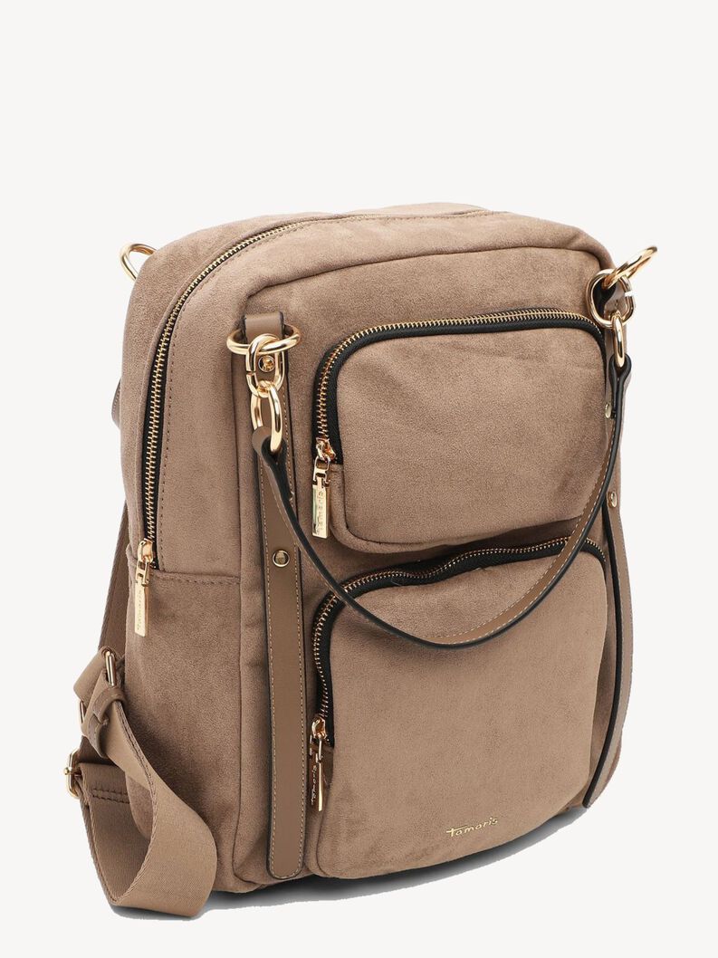 Rucksack - beige, darktaupe, hi-res