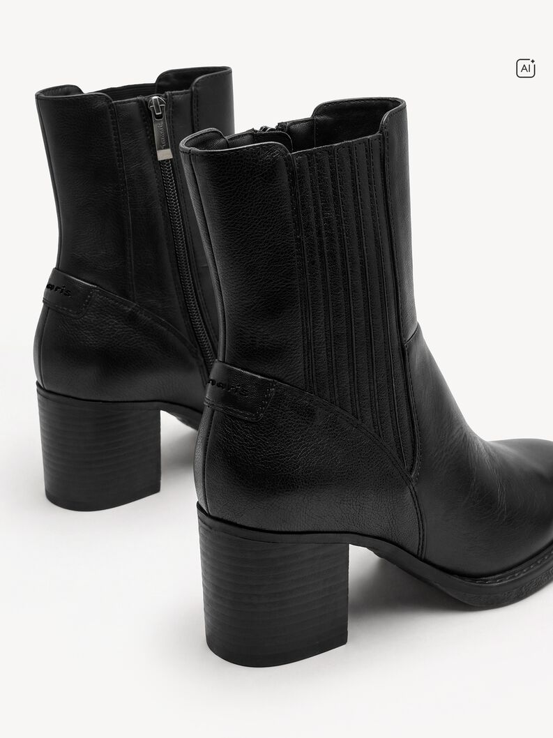Ankelboots - svart, BLACK, hi-res