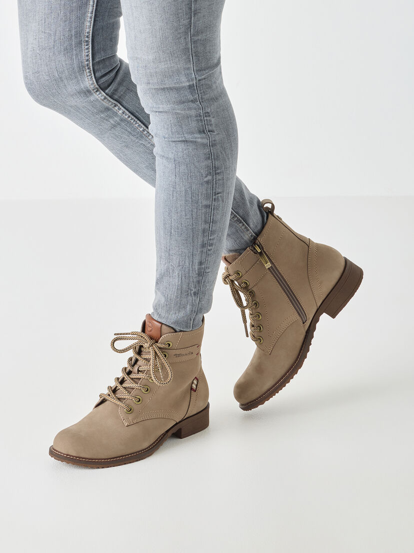 Enkellaarsje - beige, TAUPE, hi-res