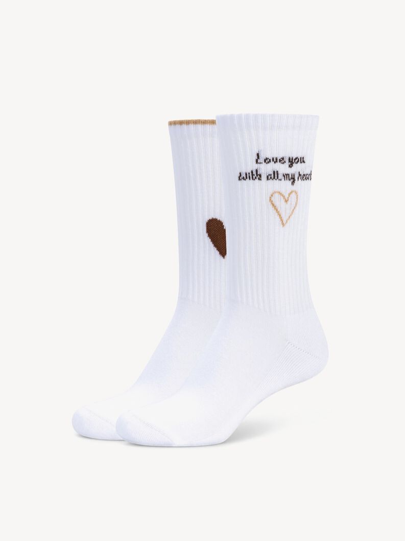 Lot de 2 paires de chaussettes - beige, curds & whey, hi-res