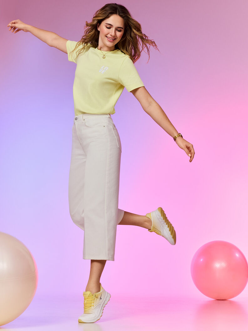 Sneaker - yellow, YELLOW COMB, hi-res