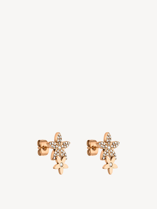 Boucles d'oreille, ros&eacute;gold, hi-res
