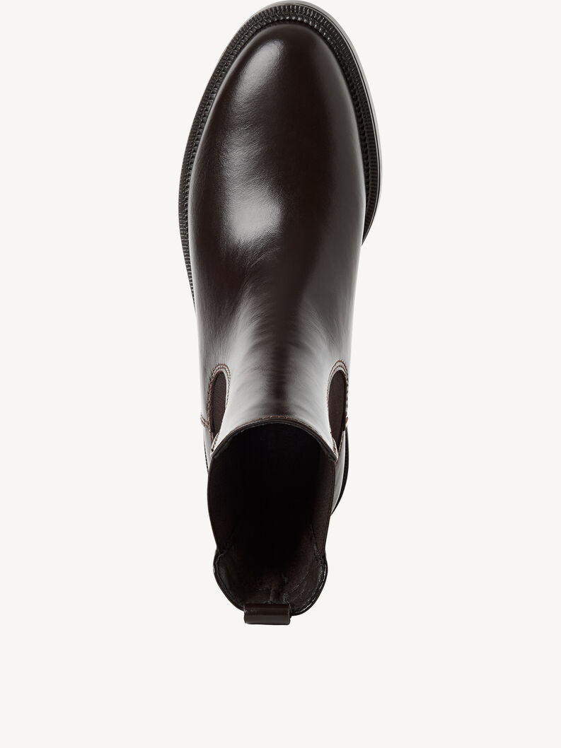 Leather Chelsea boot - brown, MOCCA PATENT, hi-res