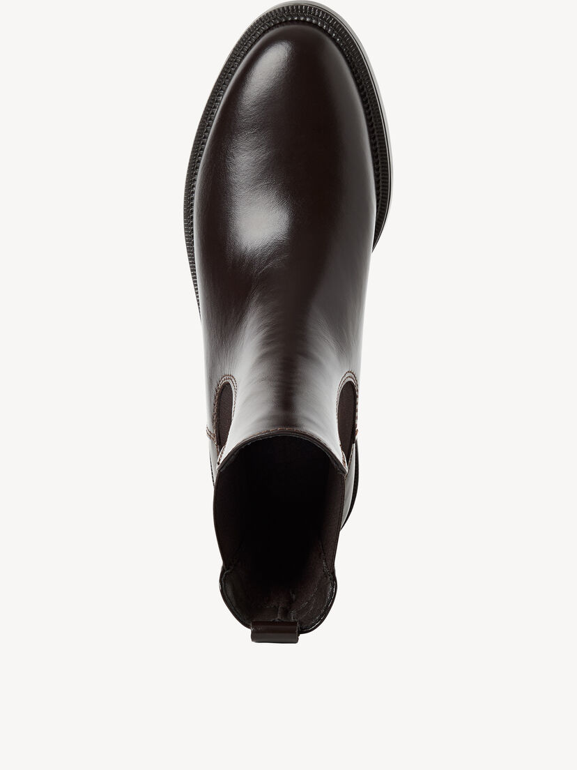 Leren Chelseaboot - bruin, MOCCA PATENT, hi-res