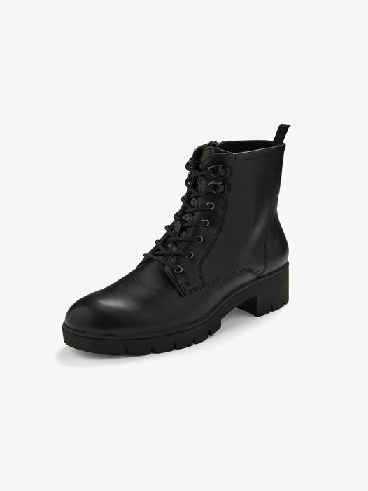 Enkellaarsje, BLACK MATT struc. Patent, hi-res