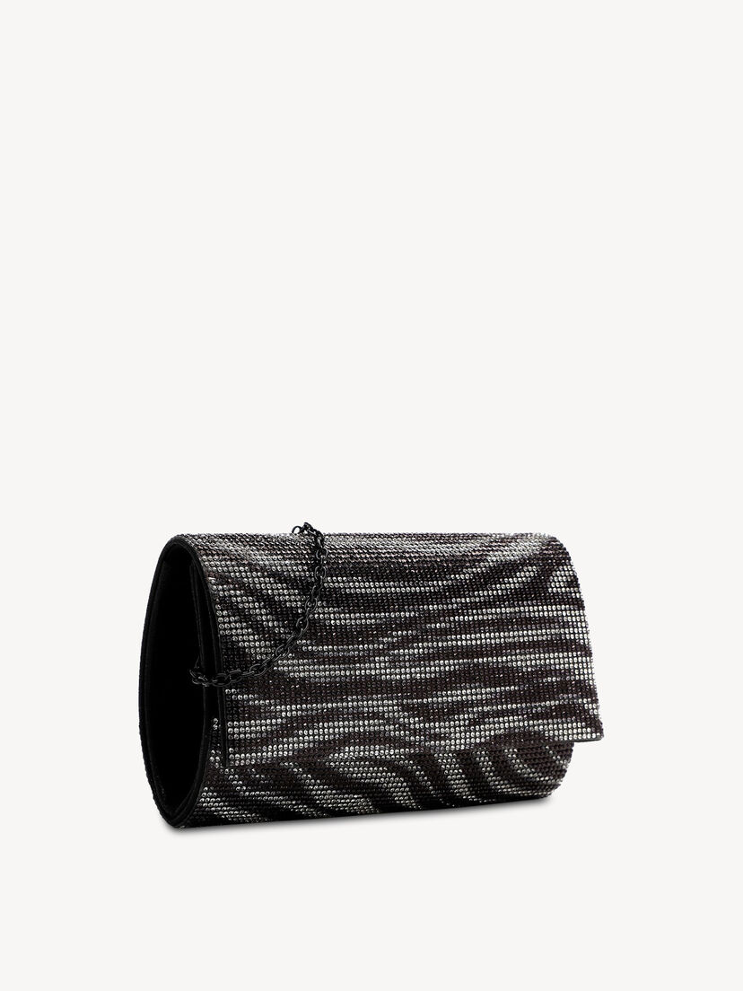 Clutch, black/silver, hi-res