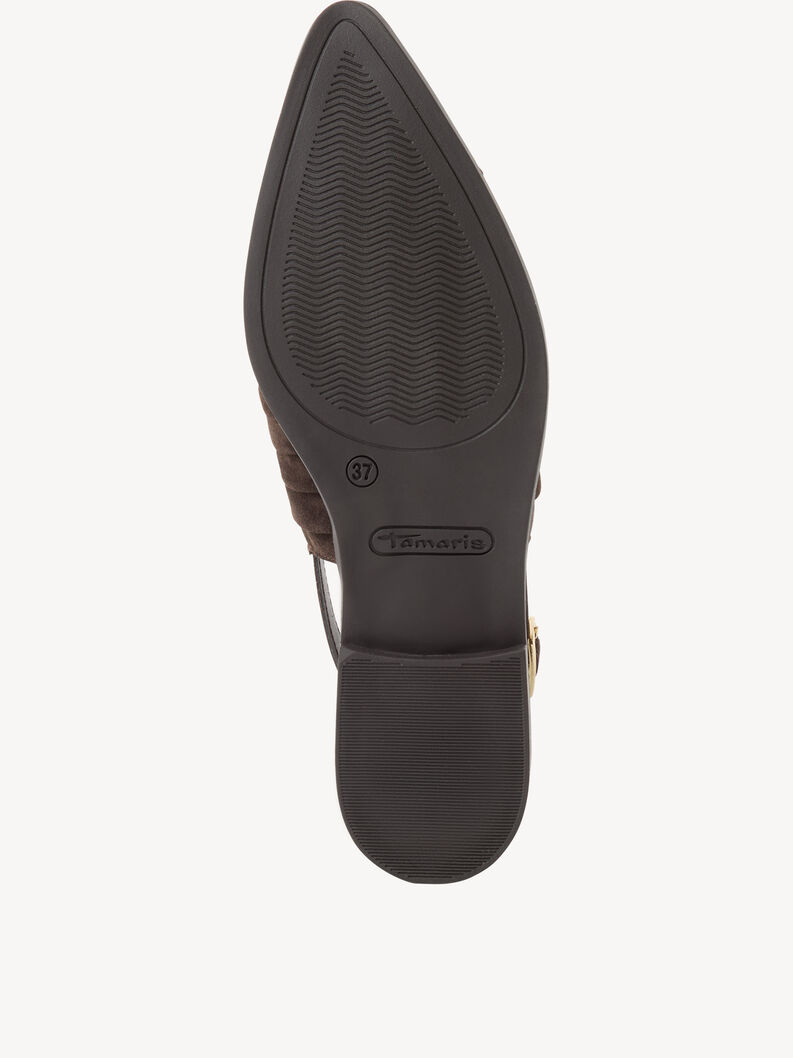 Leren Slingpumps - bruin, 304, hi-res