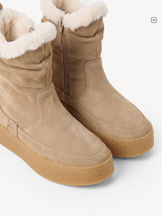 Enkellaarsje, beige, hi-res