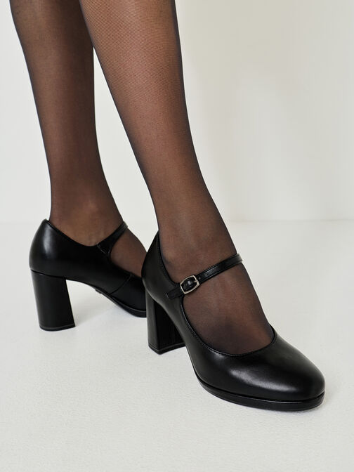 Pumps, BLACK MATT, hi-res