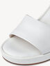 Leather Heeled sandal - white, WHITE LEATHER, hi-res