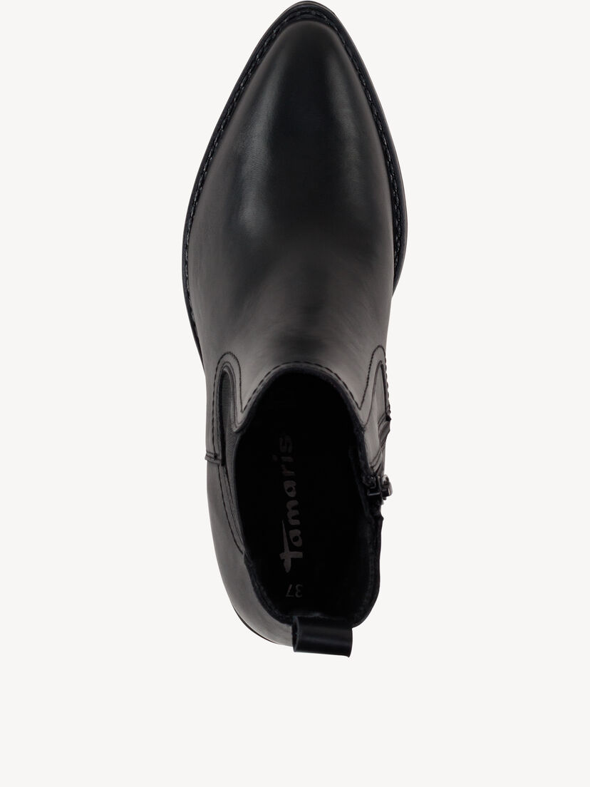 Chelseaboot, BLACK LEATHER, hi-res