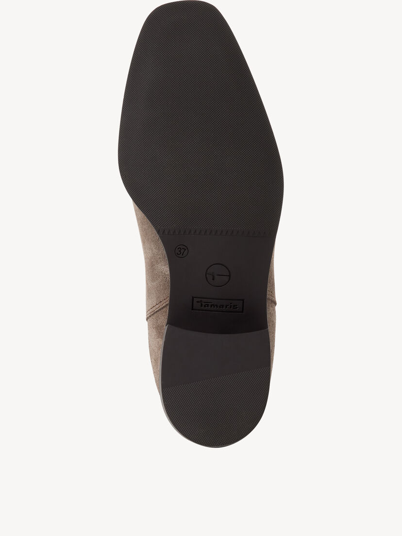 Leren Chelseaboot - bruin, TAUPE SUEDE, hi-res