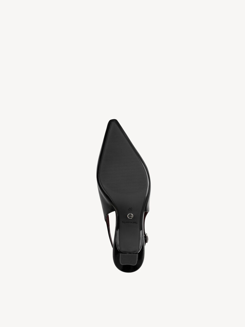 Klapki sling - czarny, BLACK, hi-res