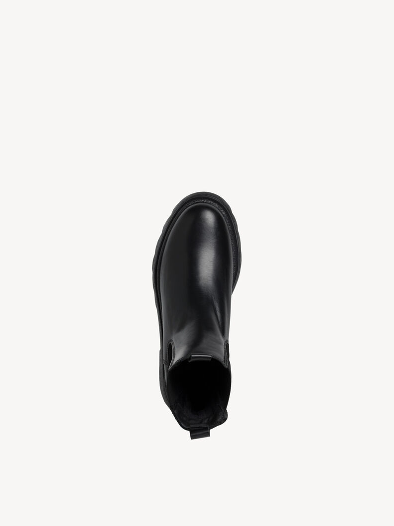 Leder Chelsea Boot - schwarz, BLACK, hi-res