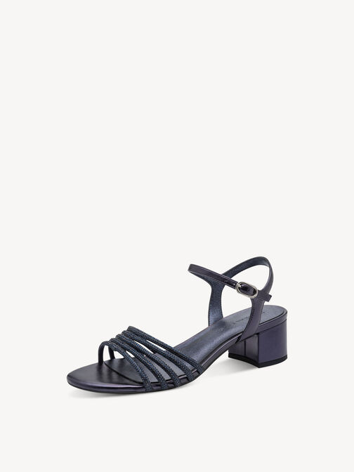 Sandale &agrave; talon, NAVY GLAM, hi-res