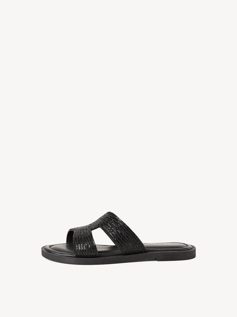 Klapki - czarny, BLACK GLAM, hi-res