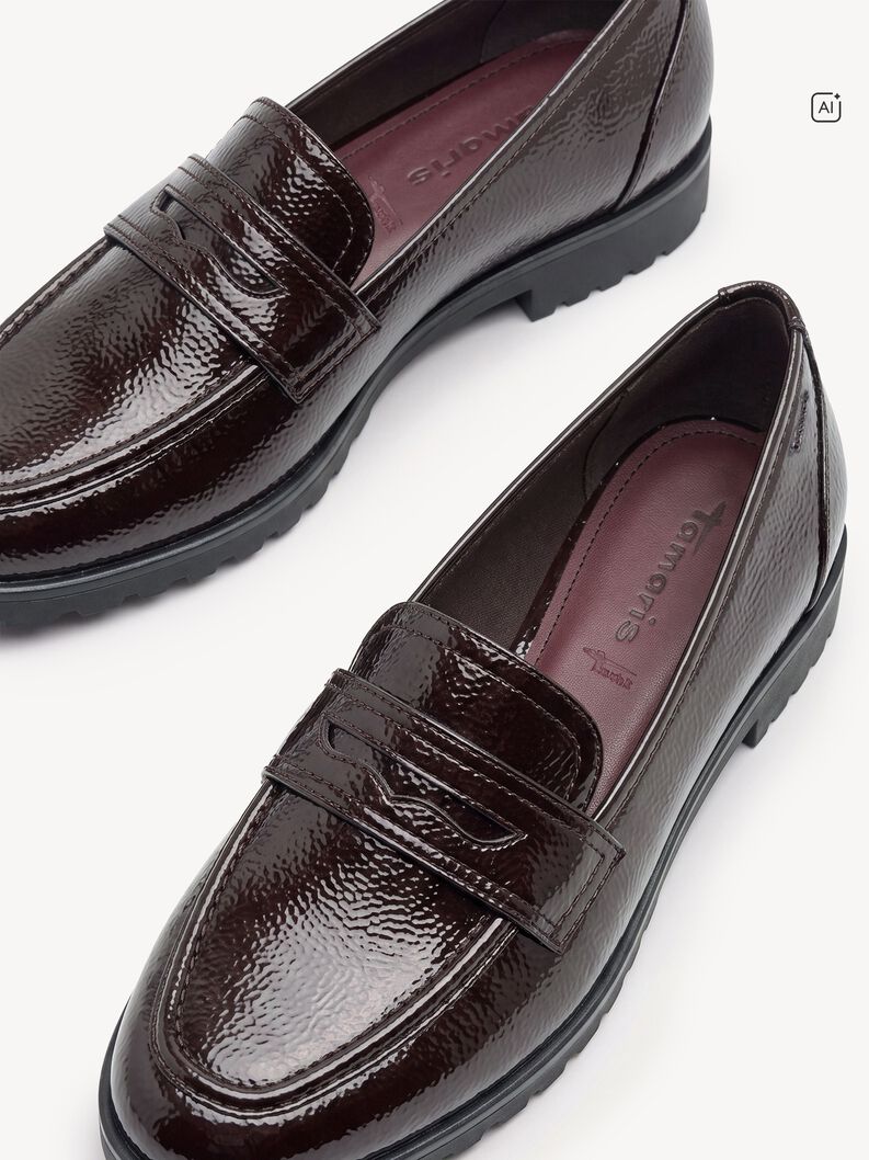 Slipper - marron, MOCCA PATENT, hi-res