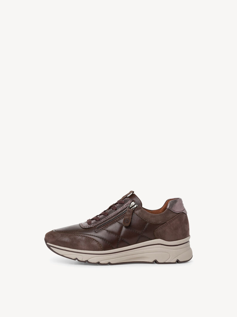 Leather Sneaker - brown, MOCCA COMB, hi-res
