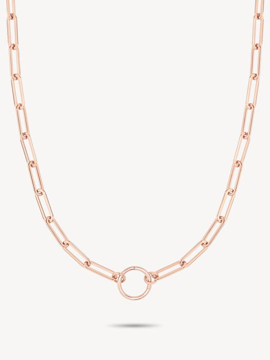 Halskettinge, roségold, hi-res