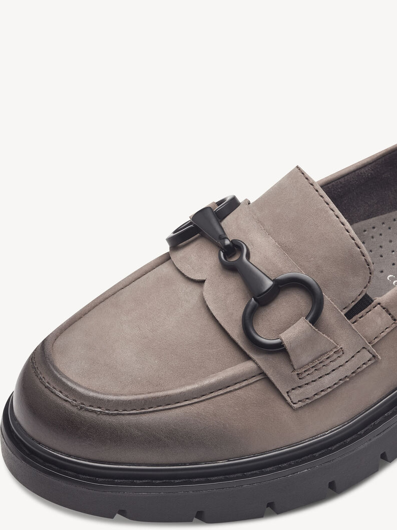 Slipper - grey, STONE NUBUC, hi-res