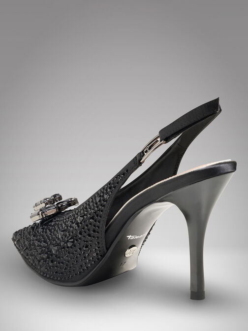 sling pumps, BLACK, hi-res